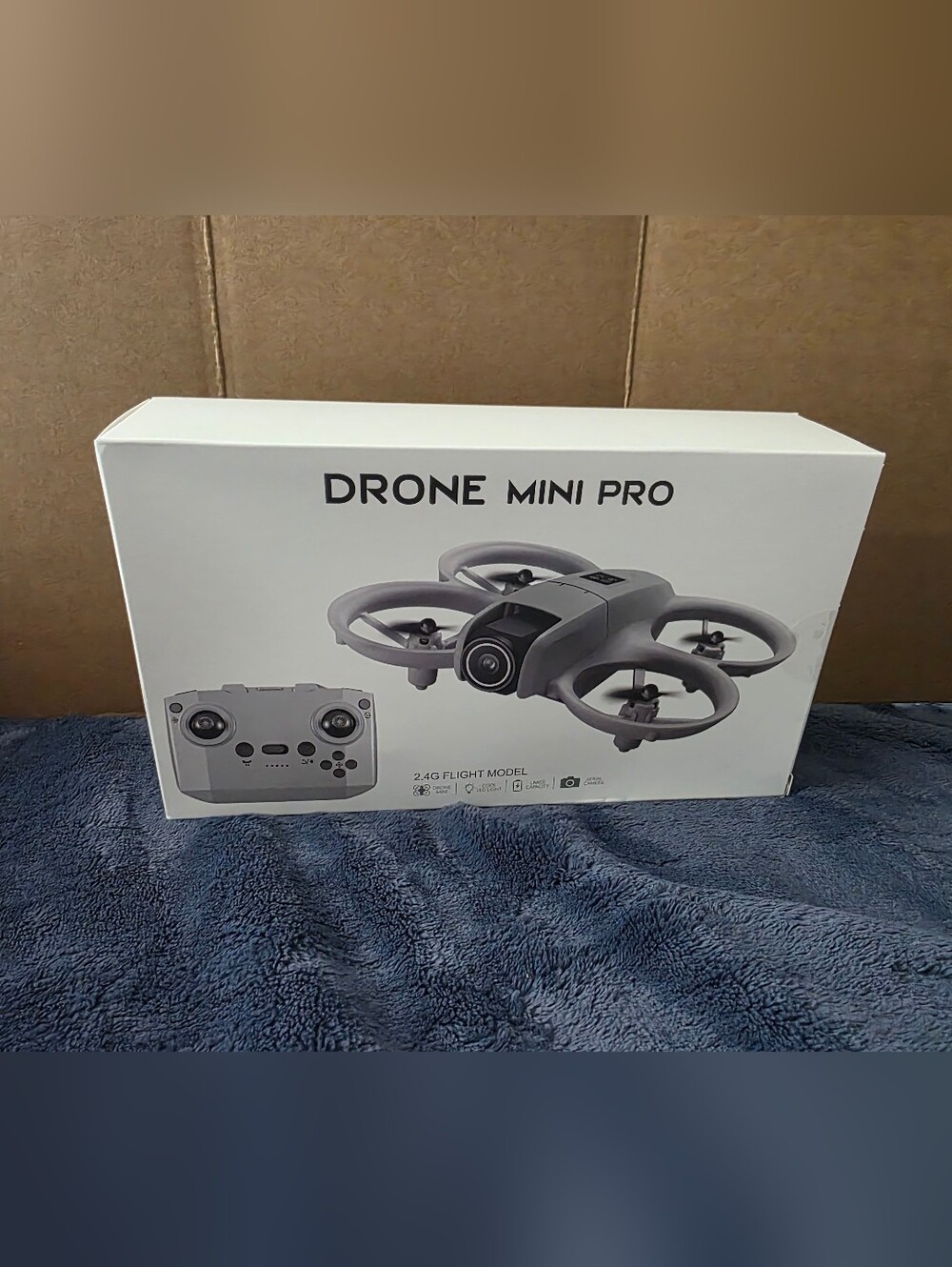 NIB Drone Mini Pro Quadcopter - Light Gray